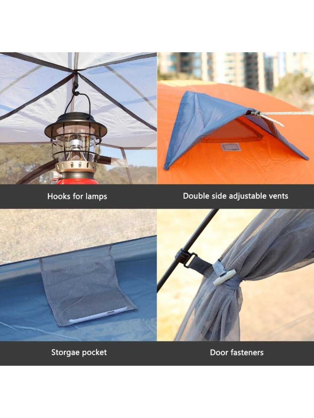 Lightweight 2-Person Waterproof Camping Tent | Portable Dome for Hiking - Picture 3 of 7